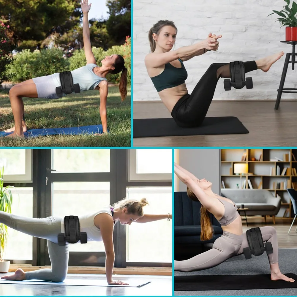 Non-Slip Grip Hip Thrust Belt Easy to Use Safety Weightlifting Strap Stronger Load-Bearing Adjustable Waist Hip Thrust Pad Gym