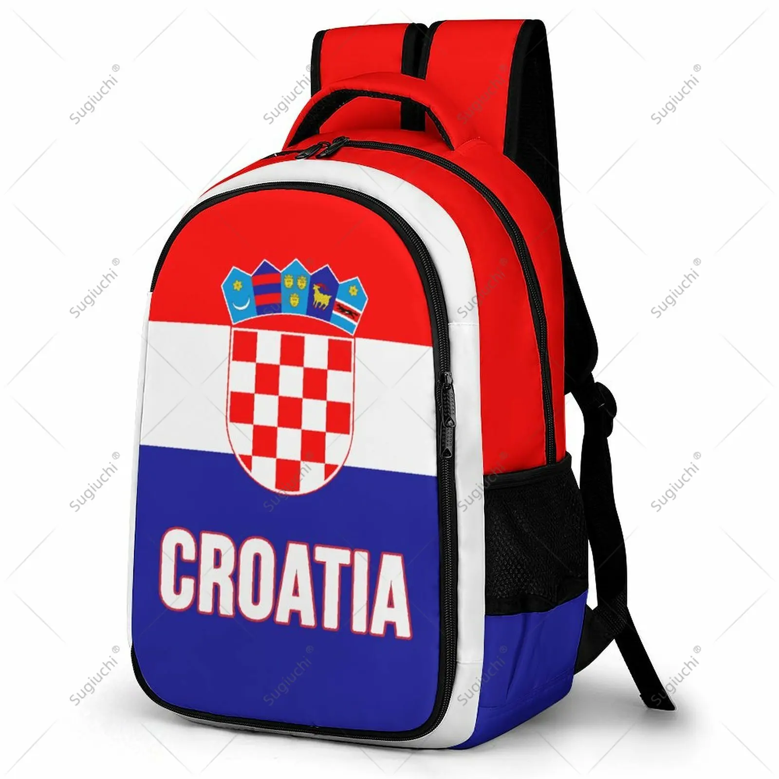 Backpack Croatia Flag Student Schoolbag Smart Business Travel Leisure Backpack Laptop Back Pack Office Work Bag