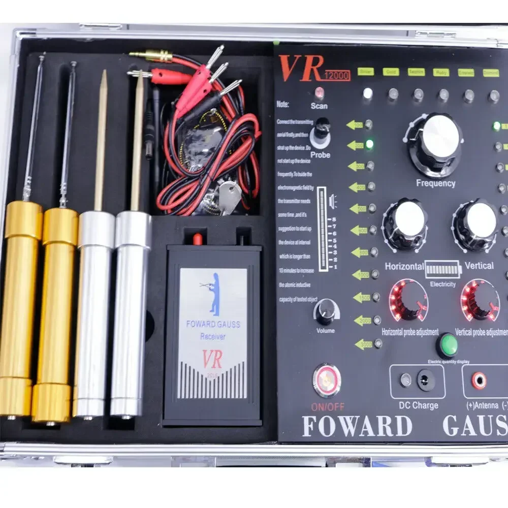 Ultraschall-Langstrecken-Untergrund-Gold-und Edelstein Metall Detektor VR-12000 Reichweite 100-3000m Tiefe 5-250m VR12000