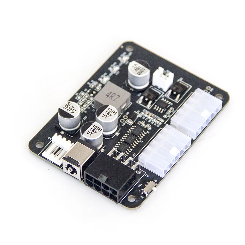 DC-SATA 200W 12V NAS Pico PSU 4Bay Hard Drive HDD Power Supply Hot Selling Module With Cable power on with motheboard mining