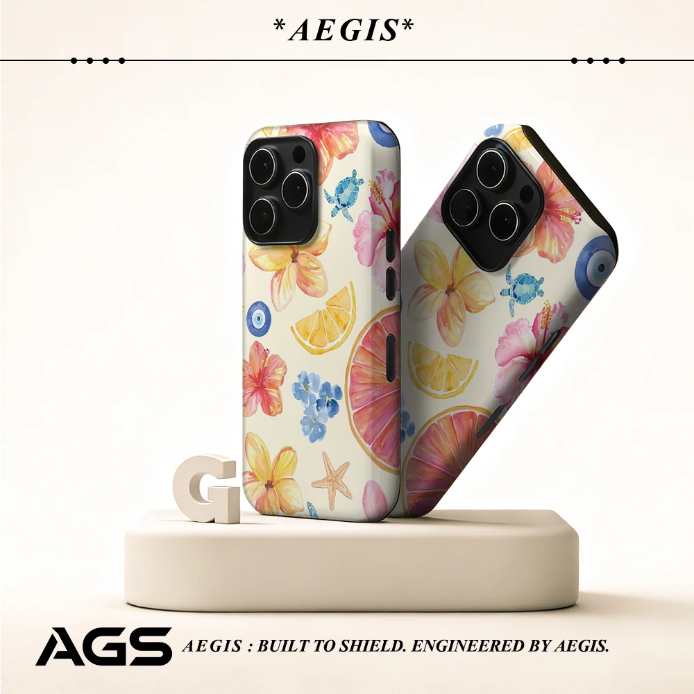 Summer Ocean Vibe Handyhülle für magnetische Handyhülle für iPhone 17 16 15 14 13 Pro Max Plus Single Double-Layer Tough Case