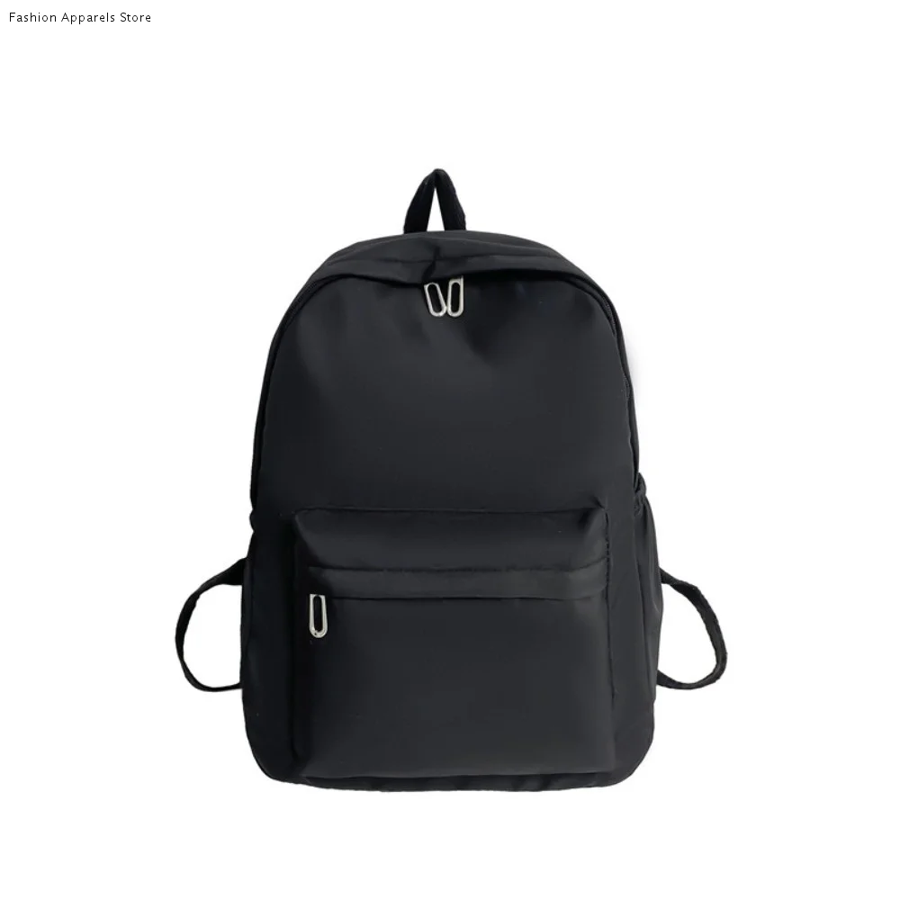 

Рюкзак в минималистском стиле, корейский стиль, однотонный, водонепроницаемый, нейлоновый, большой вместимости, легкий, простой стиль