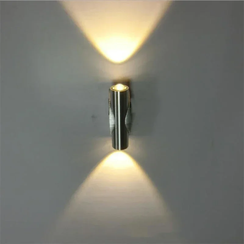 

2W LED Wall Lights Mini Lamps Up Down Bathroom Double Glass Head for Home Lighting Bedroom Living Room Corridor Colorful Lamp