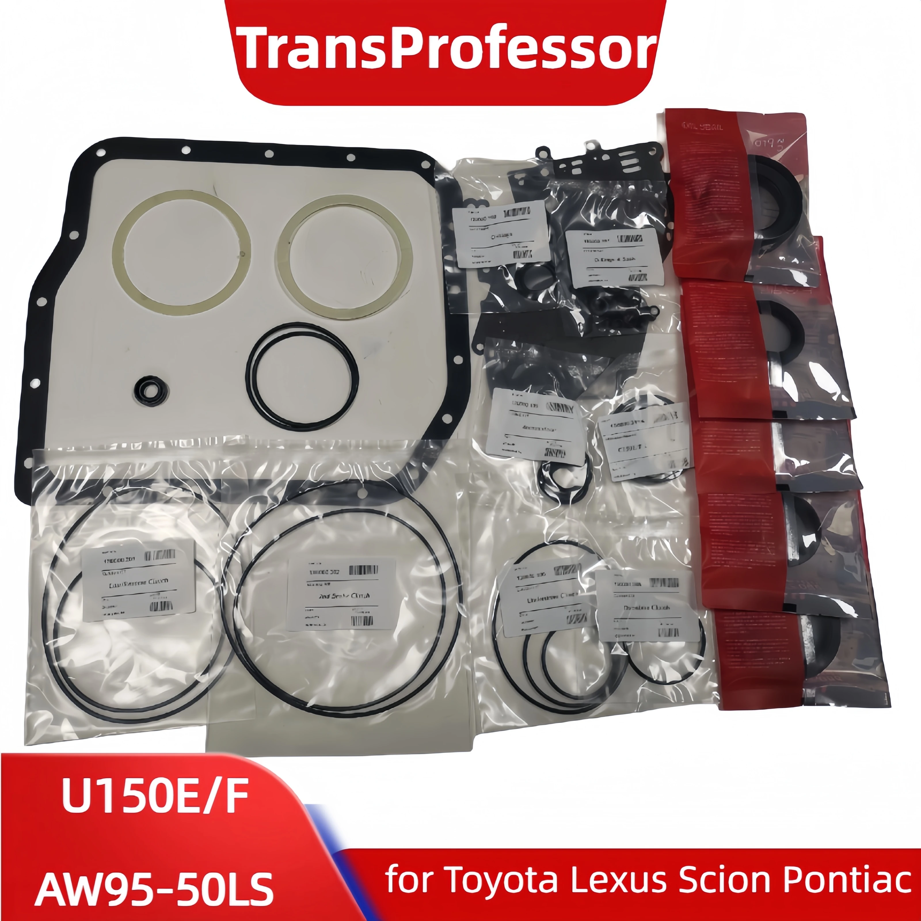 

U150E U151E U150F AW95-50LS AW95-51LS Transmission Overhaul Repair Rebuild Kit for Toyota Lexus Scion OHK Oil Seals Gaskets