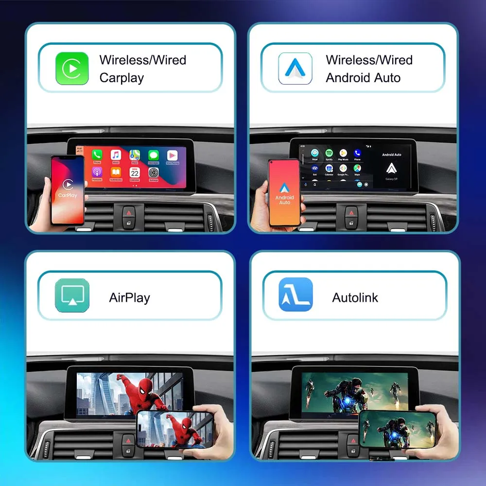 محول BONROAD اللاسلكي CarPlay Android Auto لبنز A B C E Class GLA CLA GLK SLK CLS GL W204 W176 W246 مع نظام NTG4.5