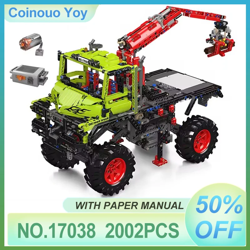 

Вращающаяся форма King 17038, высокотехнологичный грузовик, игрушки «сделай сам», вездеходный грузовик, строительные блоки, головоломка, автомобиль, детские рождественские подарки