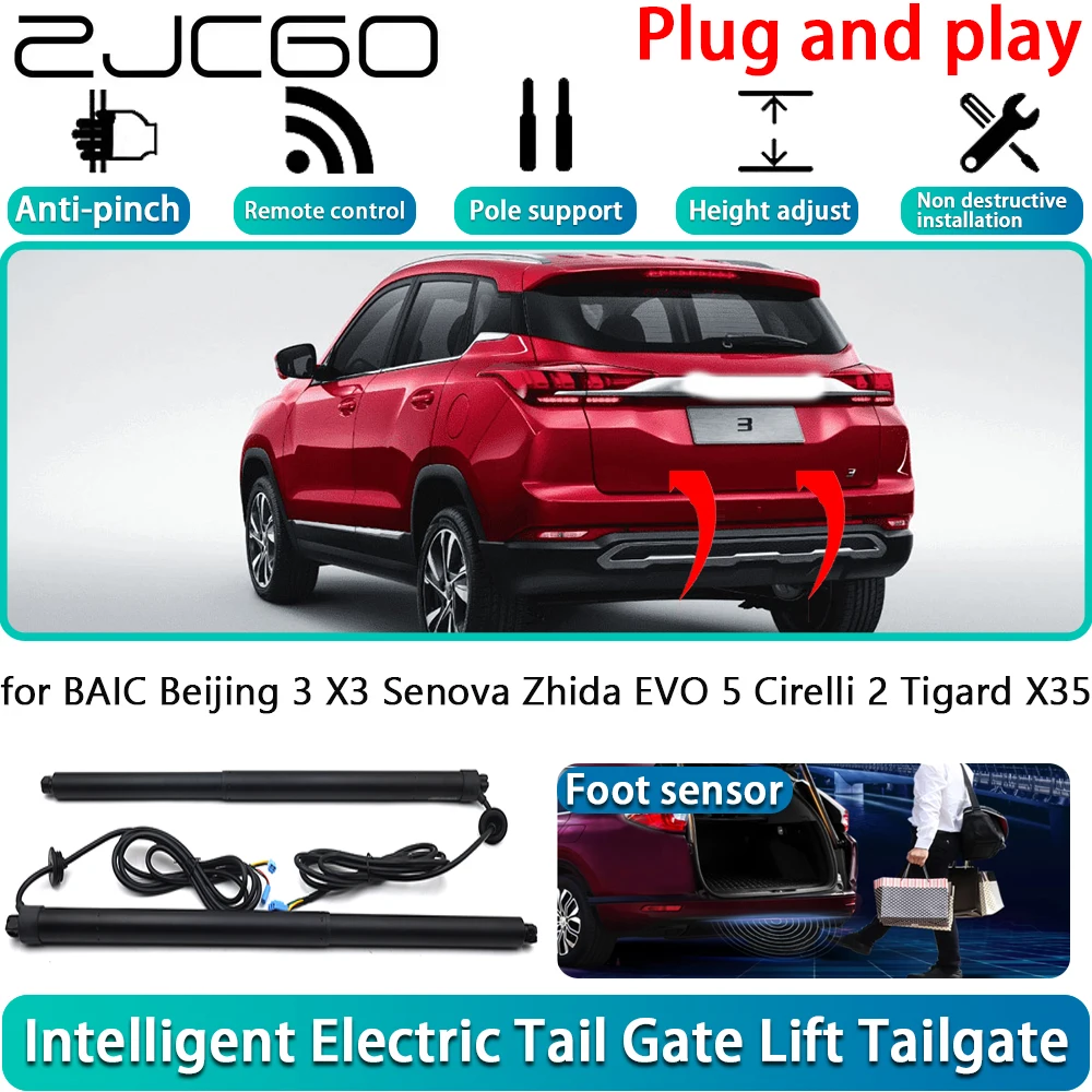 for BAIC Beijing 3 X3 Senova Zhida EVO 5 Cirelli 2 Tigard X35 Electric Powered Tailgate Power Liftgate Automatic Tailgate System