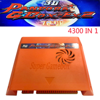 New 3D Pandora GBOX-EX2 Super Game 4300 In 1 Arcade Game Box Jamma PCB 720P VGA+HDMI Video Game USB Controller