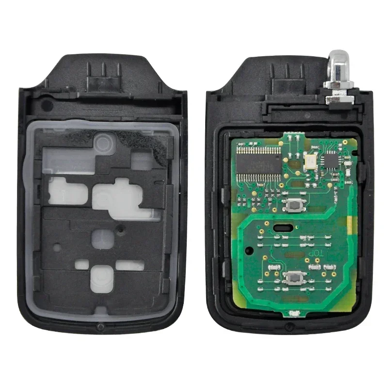 مفتاح سيارة تحكم عن بعد من HE Xiang لسيارة Honda Fit City CRV Jazz XRV Venzel HRV 433MHz ID47 PCF7938 رقاقة بدون مفتاح بطاقة Promixity