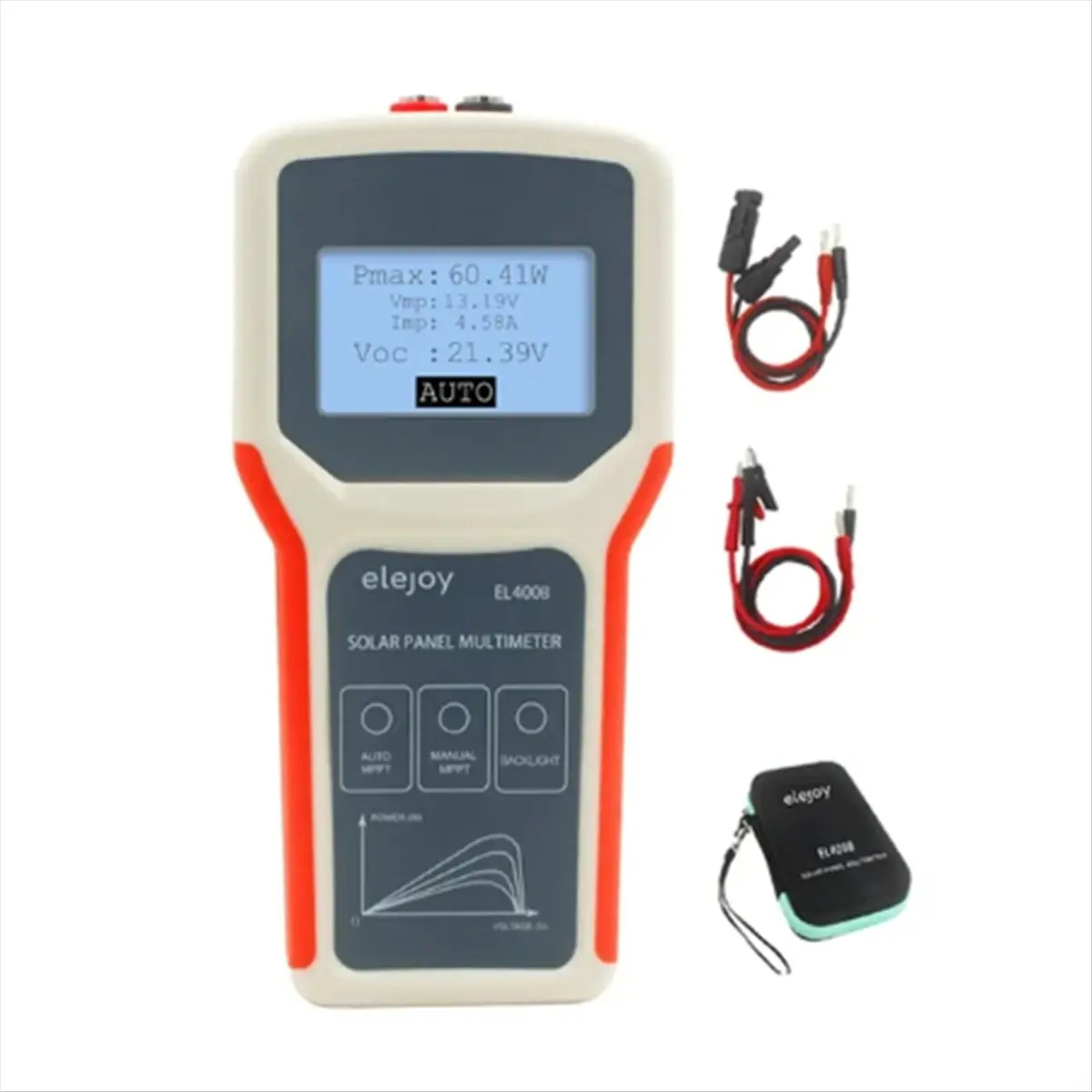 SCLS  EL400B Photovoltaic Panel Multimeter Solar Panel MPPT Tester Voltage Current Power Test Meter Multi Meter