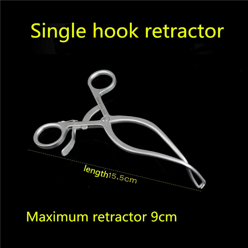 pet animal orthopedic instrument medical small incision single hook retractor patellar tissue skin distractor Distraction forcep