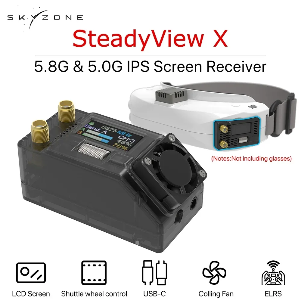 

SKYZONE Steadyview X 5/5.8G Receiver Module High Sensitivity Multiple Shell For FPV Goggles