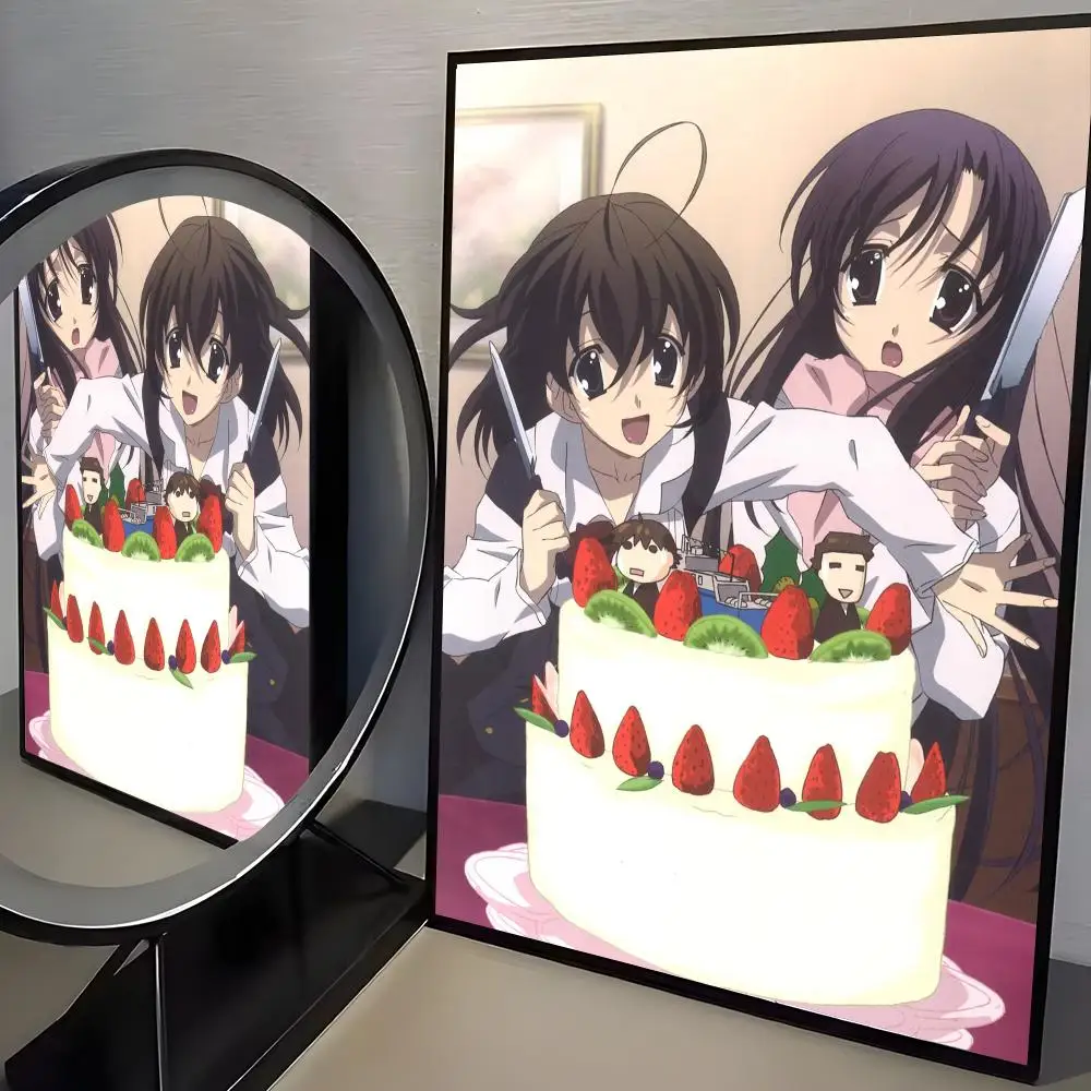 Anime School Days Poster HD, selbstklebende Wanddekoration für Zuhause, Büro, Wohnheim, Schlafzimmer und mehr, ideale Geschenkidee – Detail 22