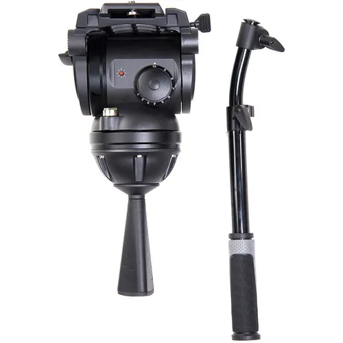 

Miliboo M8 Professional Broadcast Video Fluid Head 15kg Aluminum Heavy Duty Monopod Tripod Fluid Head 100mm Bowl