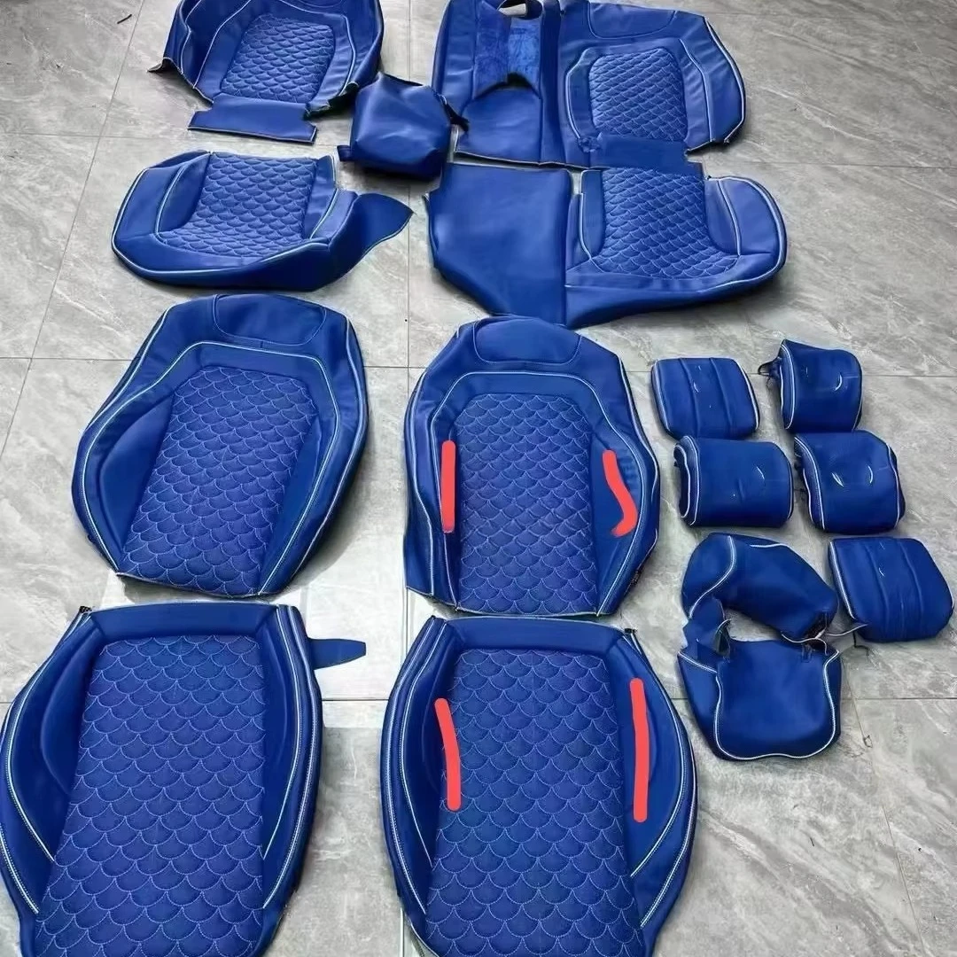 

Reli3 High Quality Original Car Seat Leather Cover Mat Customable Color Maybach Logo Pattern for Benz S-class G-class BMW Land