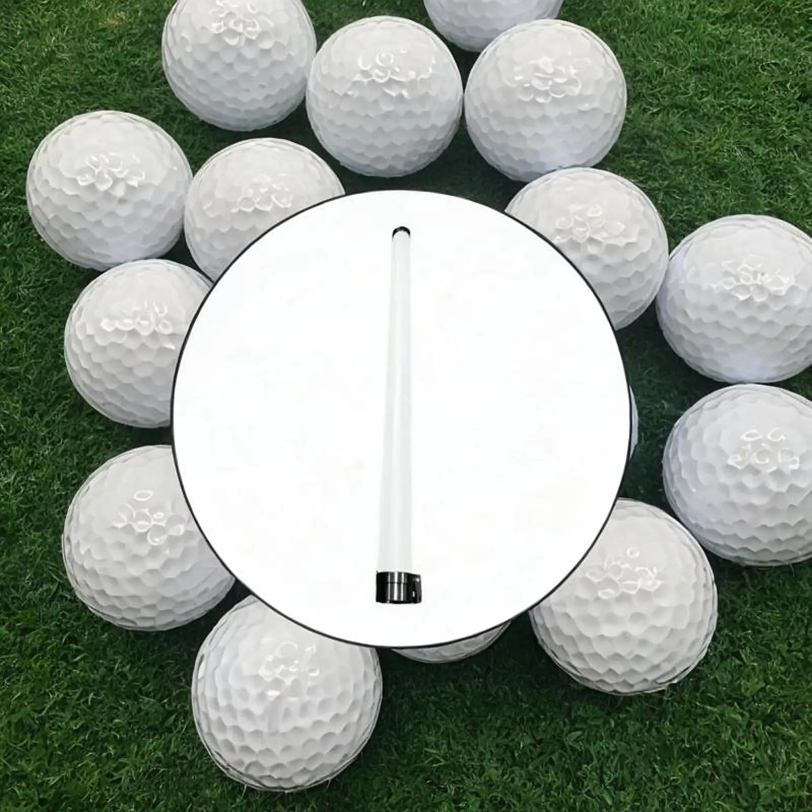 Golf Ball Collector Tube 21 Ball Capacity Shag Tube Accessories for Outdoor Golf Practice Sports Equipment