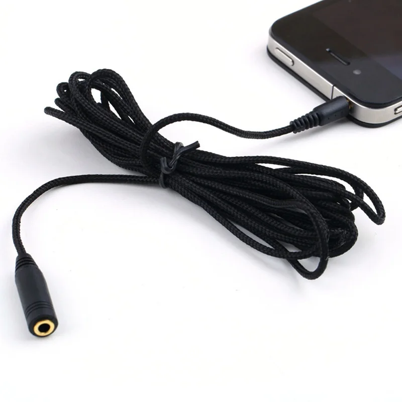 5m/3m/Headphone Extension Cable 3.5mm Jack Male to Female 3.5mm AUX Cable Audio Stereo   Extender Cord Earphone Speaker Phone