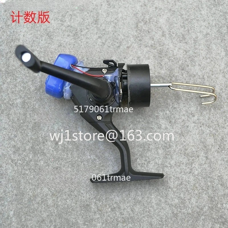 

Model aircraft rubber band powered aircraft winder hand crank manual counting winder model