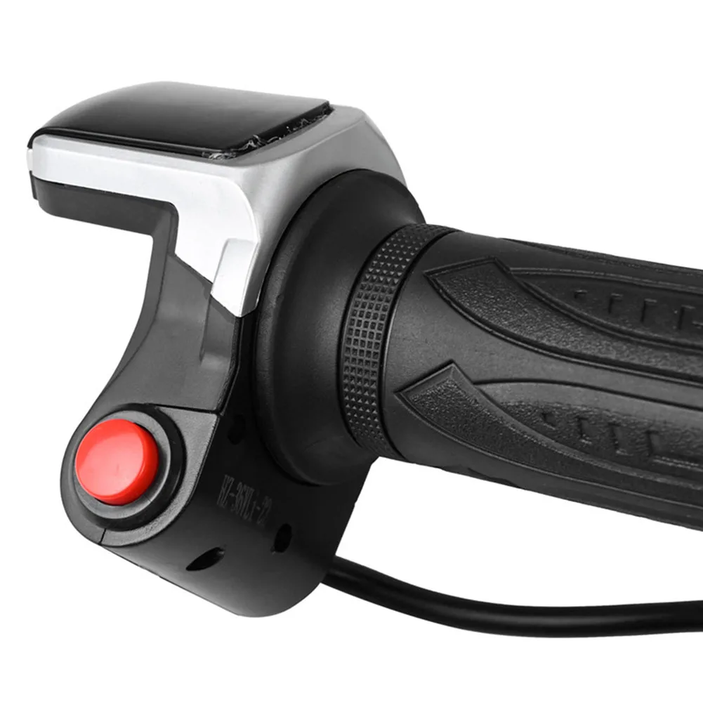 

Велосипедный руль с дисплеем 36 В, дроссельная заслонка для электронного велосипеда, электрический скутер, велосипедная ручка, руль, светодиодный дисплей, аксессуары для электрического велосипеда