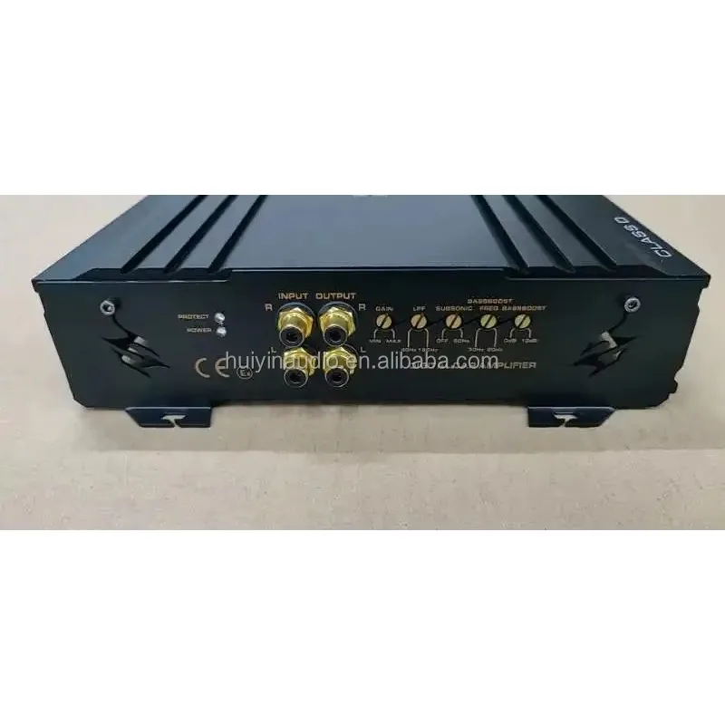 2026 D1000 Car Amplifiers 1000W Amps Class D Car Audio Monoblock Amplifiers for Subwoofers