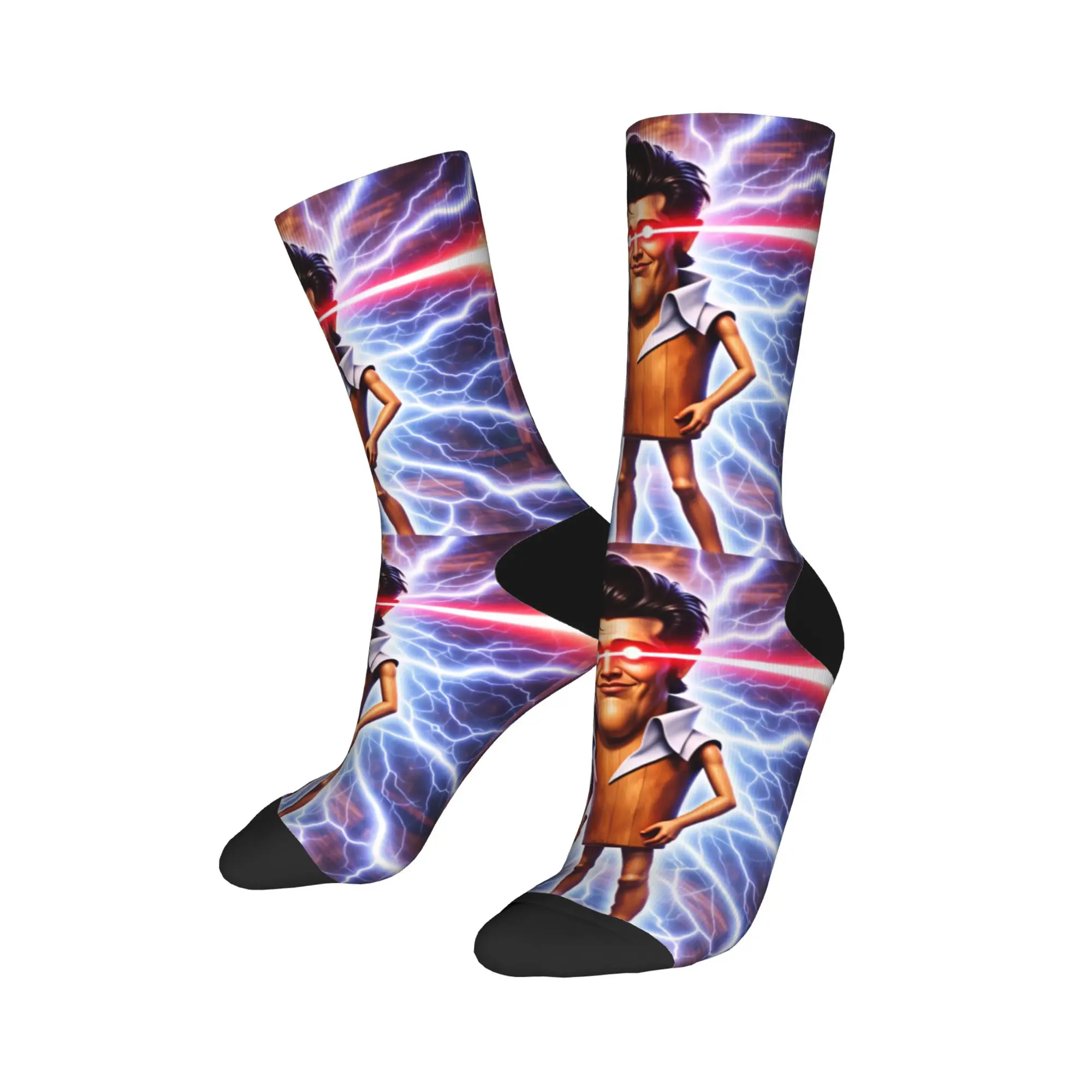 Charlie Kirk Meme Socks  Funny Stockings Winter Non Slip Couple Socks Quality Graphic Climbing Socks