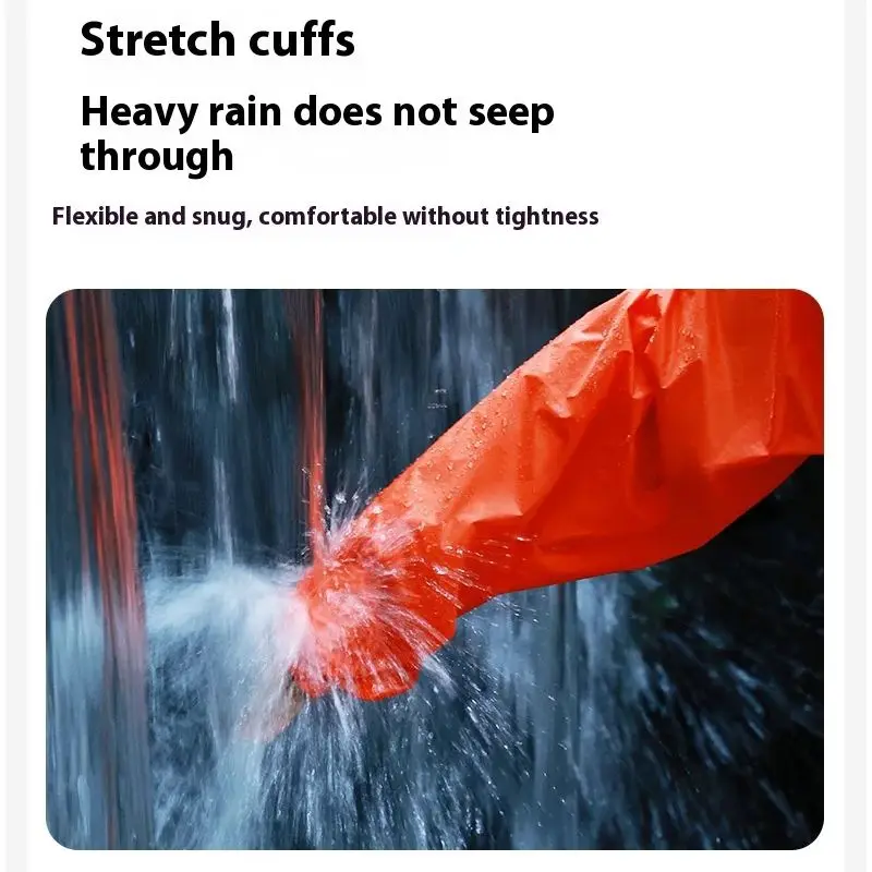 

MOBI GARDEN 322g Ultralight Professional Hiking Rain Poncho PU13000 Sleeve Backpack Portable Waterproof Raincoat For Outdoor