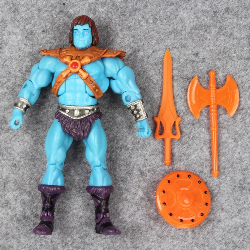 ของแท้อะนิเมะFaker He-Man Master Of The UniverseคลาสสิกHeman Faker 6 นิ้วหลวมAction Figureของเล่นสต็อก