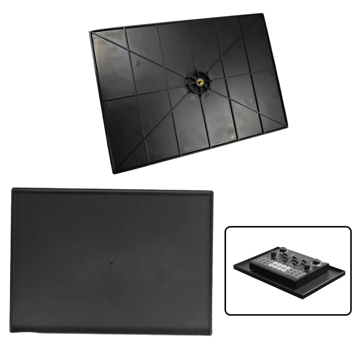Miwayer Mic Stand Tray Accessory – Sturdy ABS Tray, 1/4