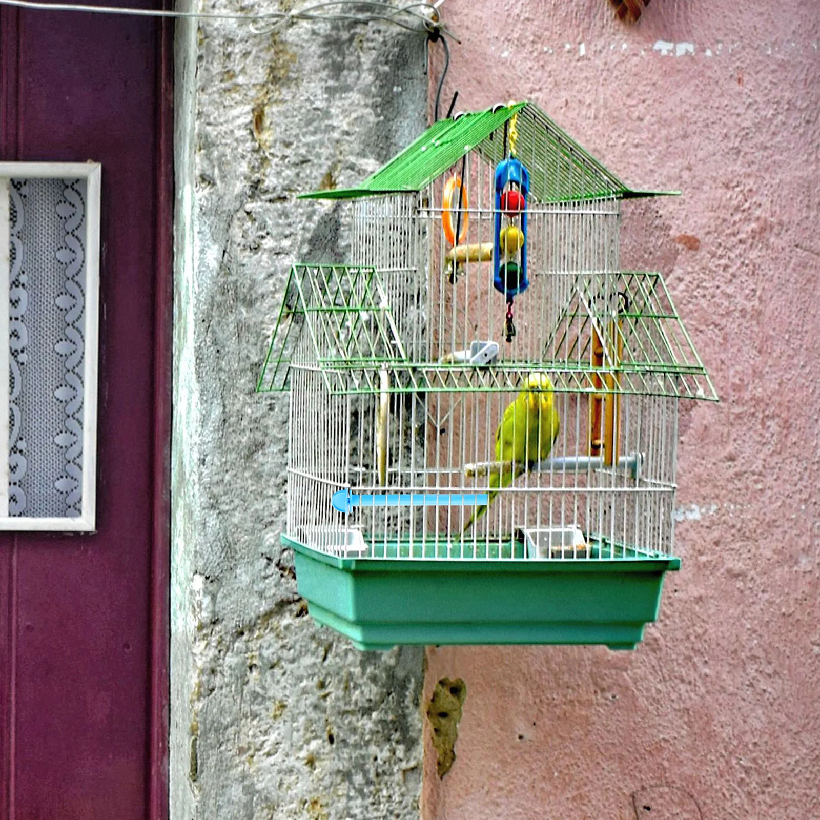 

10pcs Perch Stand Plastic Parrot Perch For Cage Multi-Functional Durable Safe Easy Install Perches For Bird Cages Bird