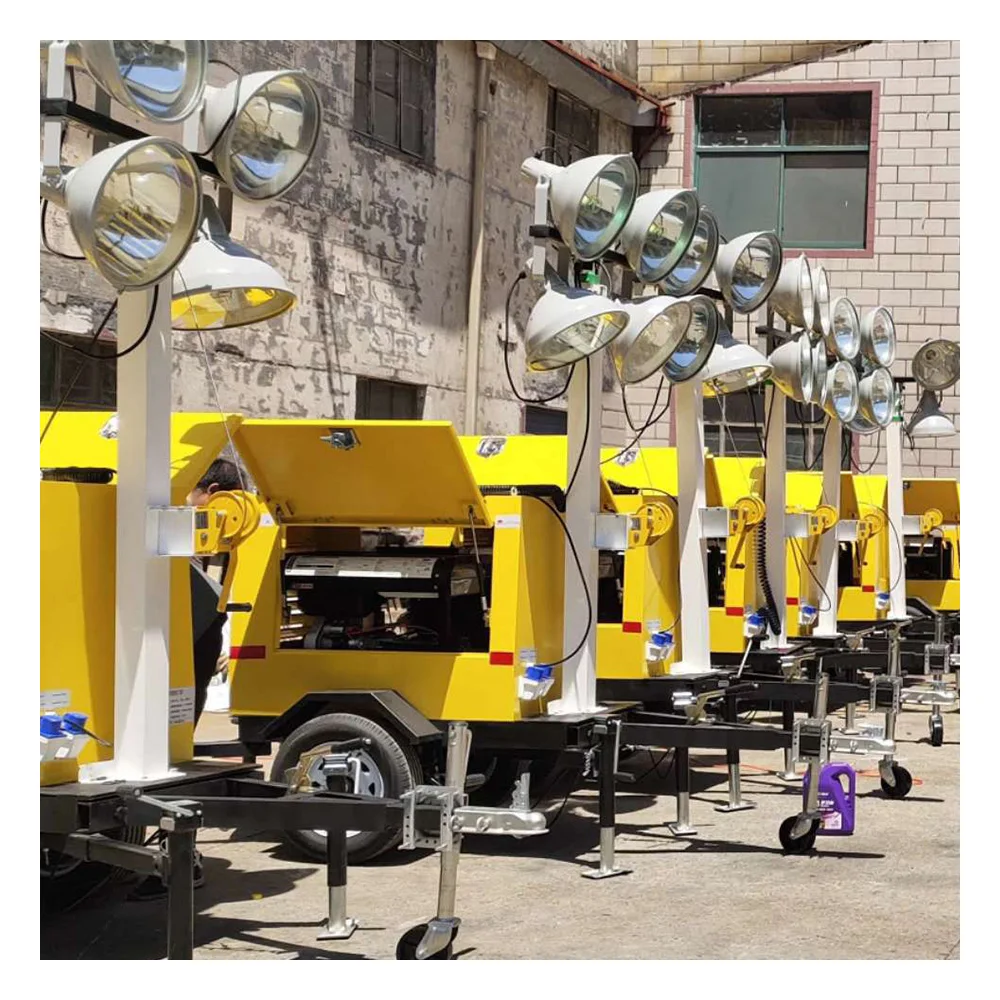 YUGONG Multifunctional Engineering Mobile Lifting Lighting Vehicle Emergency Lighting Vehicle