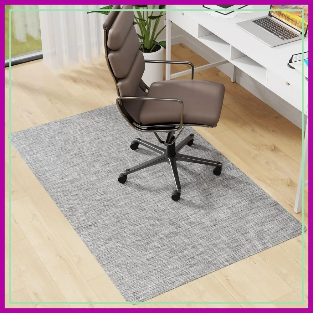 

Desk Chair Mat for Hardwood Floors, 46x60 inch Non-Slip Office Floor Protector