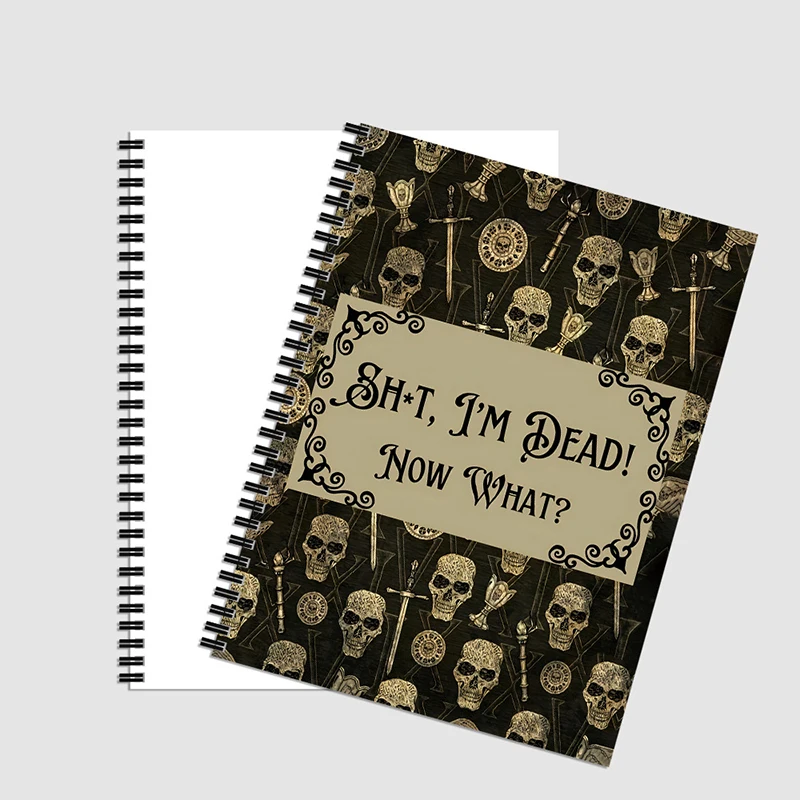 Novo ST * T I'M Dead!, 2024 E agora? The Ultimate Horror Planejamento Livro Presente, Workbook Arranjos Caderno, Fim da Vida