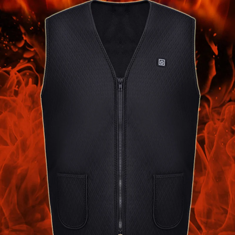 USB Recharive Heat Vest Heat Vest Electric Safety Confirmation Electric Wage-certified Thermal Bit Golf Course 4XL