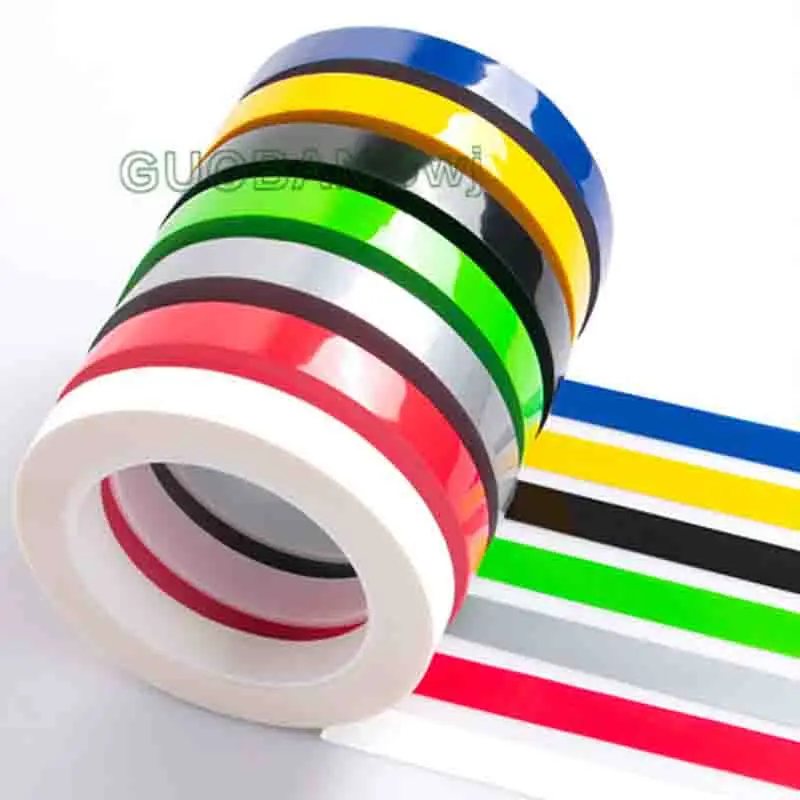 5S Positioning Color Tape Blue Green Self-adhesive Desk Marking Strips Kitchen Whiteboard Line Warning Labels Division Line