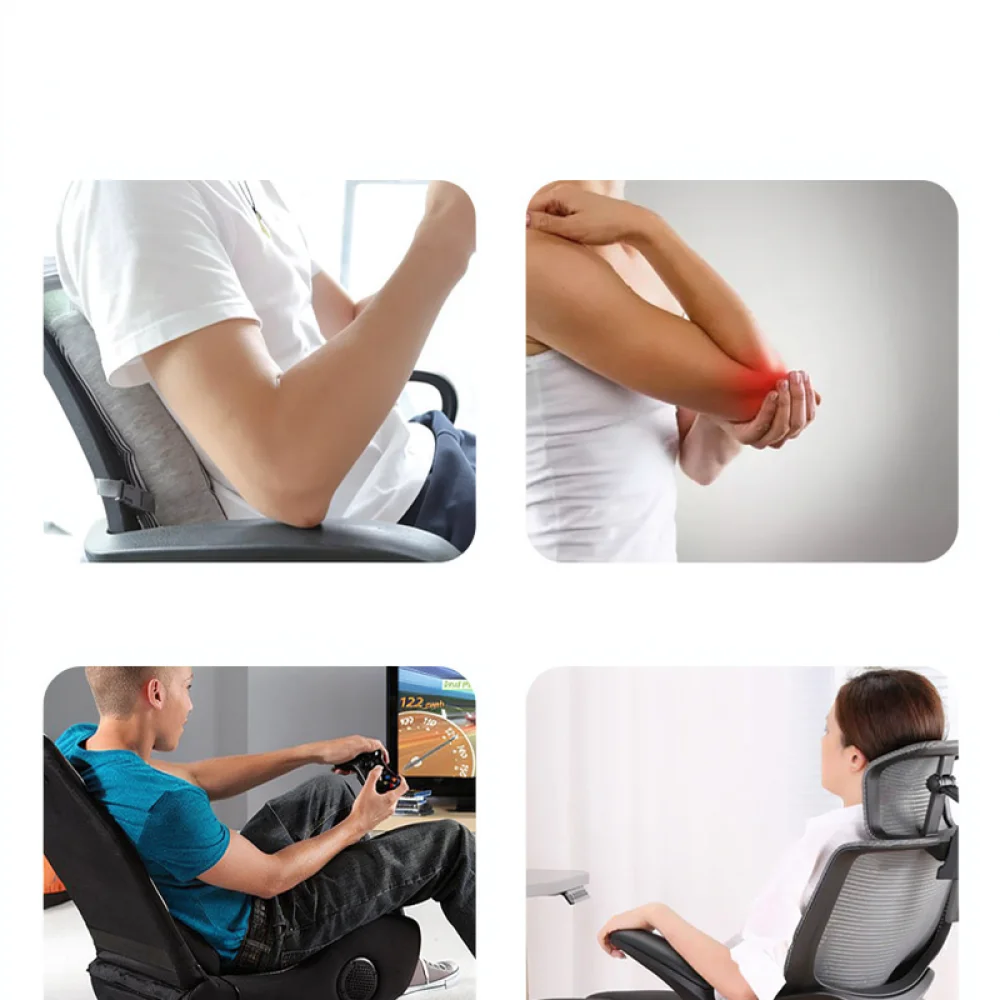 Memory Foam Armrest Pad Cooling Gel Elbow Support For Office Chair Gaming Chair Desk Arm Rest Cushion Pads Soft