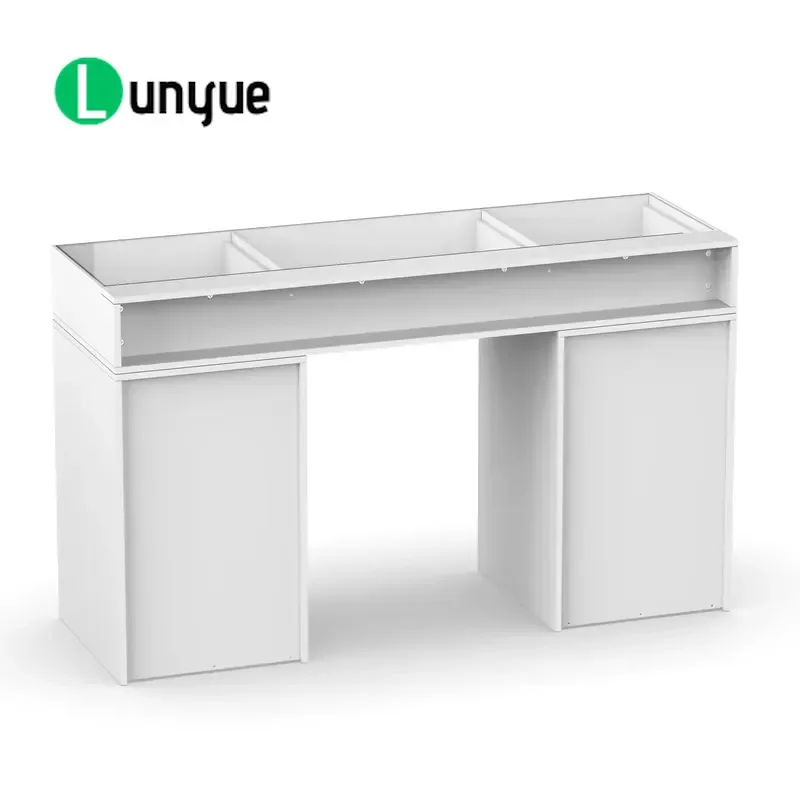 Modern Luxury Makeup Vanity Table with LED Mirror and Drawer Bedroom Dressing Table Cosmetic Desk for Home Furniture