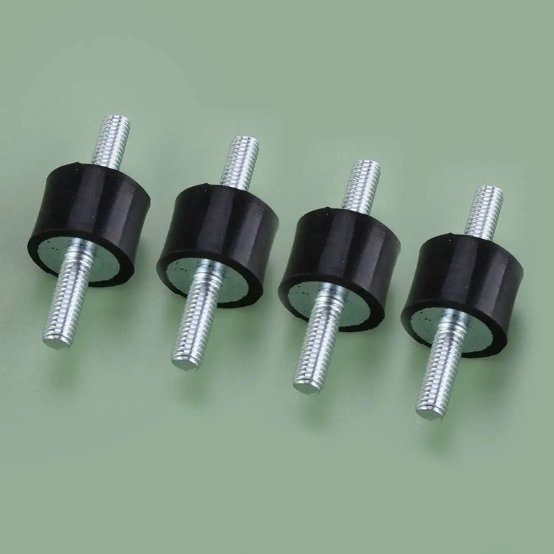 NEW 4Pcs M6x18 20x15mm Rubber Buffer Holder Bearing Bracket Anti Vibration Isolator Damper Silentblock Silent Block For Motor
