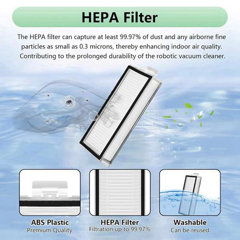 A44F-zestaw akcesoriów do Roborock Q8 Max Q8 Max + (Plus) Q5 Pro Q5 Pro + (Plus) części do odkurzacza robota szczotka główna filtr mopa