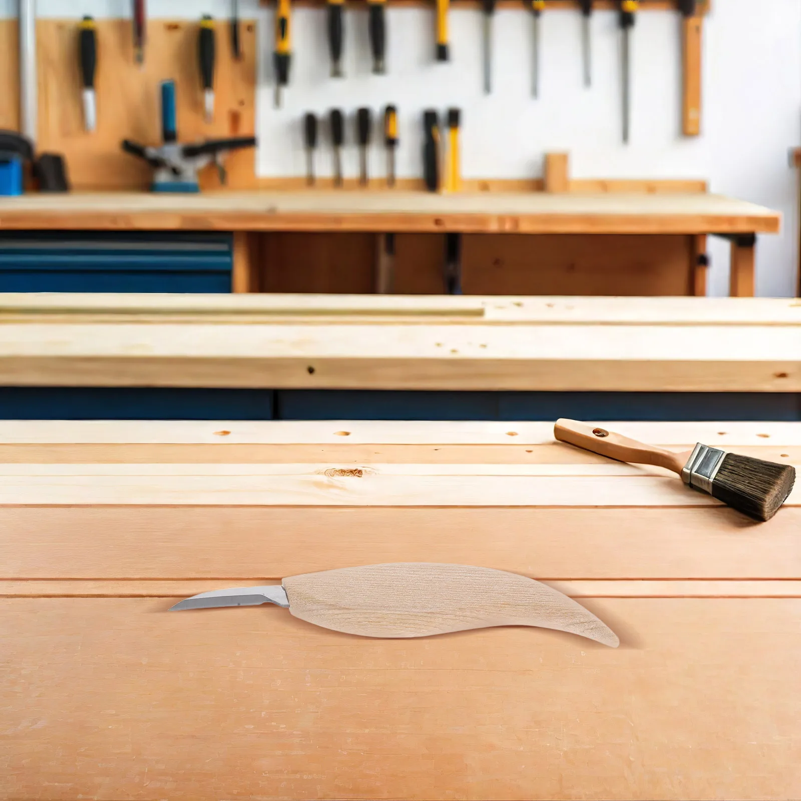 

Wood Carving Tools Stainless Steel Sharp Blades Smooth Wooden Handles Comfortable Grip for Engraving Sculpture Cutting Wood