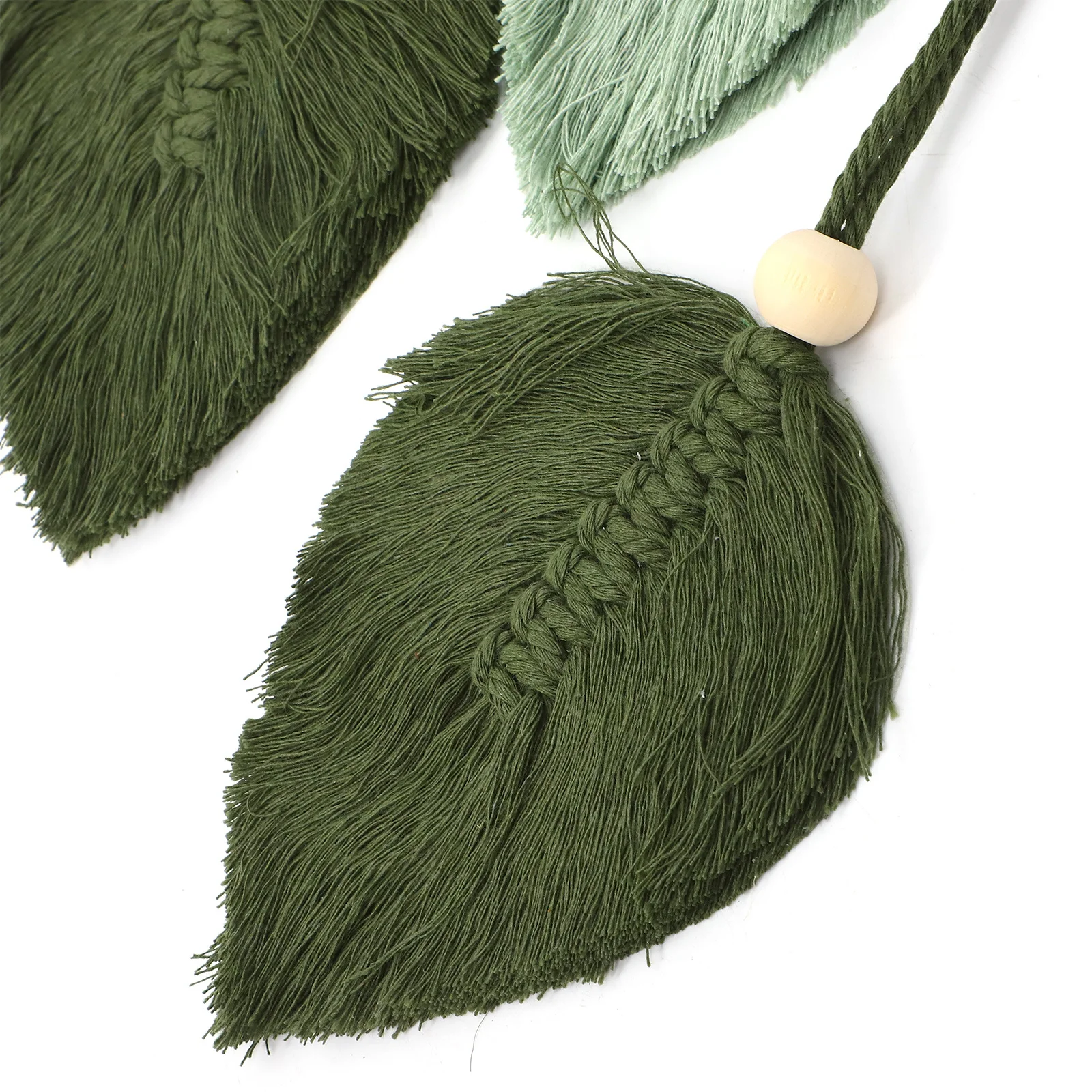 Bohemian Wall Hanging Leaf Tapestry Macrame Decor Stylish Home Nursery Wall Decoration Leaf Tapestry Macrame Decor