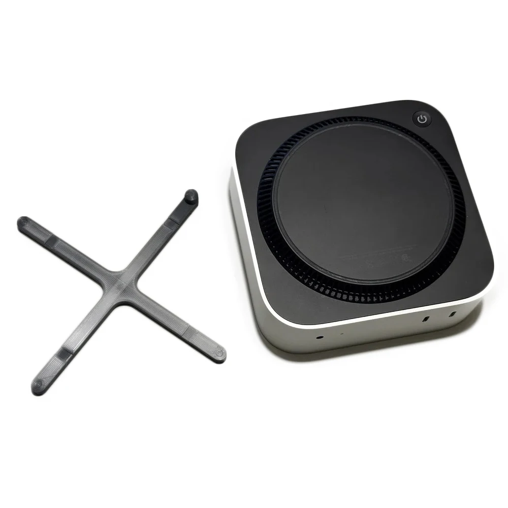 تصميم مريح لـ 2024 Mac Mini M4 قاعدة زر الطاقة ثلاثية الأبعاد مفتاح دفع الطباعة وحامل بسيط خيارات ألوان متعددة #3
