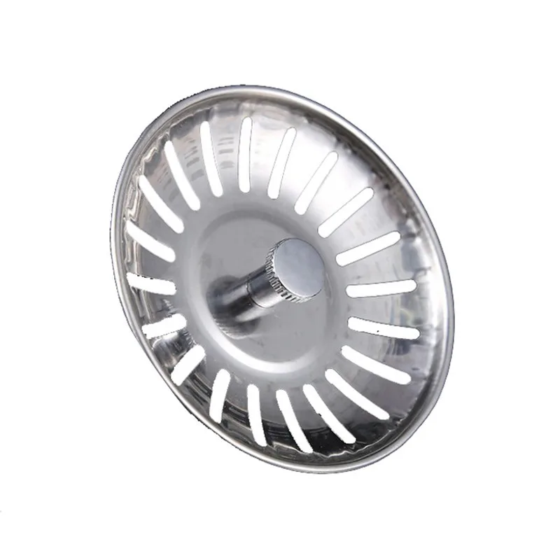 Kitchen Sink Sewer Strainer Basin Drain Stopper Stainless Steel Sink Waste Plug Filter Anti-clog Floor Drain Kitchen Filter