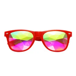 Party Prism Kaleidoscope Glasses Men Square/Ultimate EDM Rave Light Diffraction Festival Women Bar Diffracted Glass Lens Cosplay