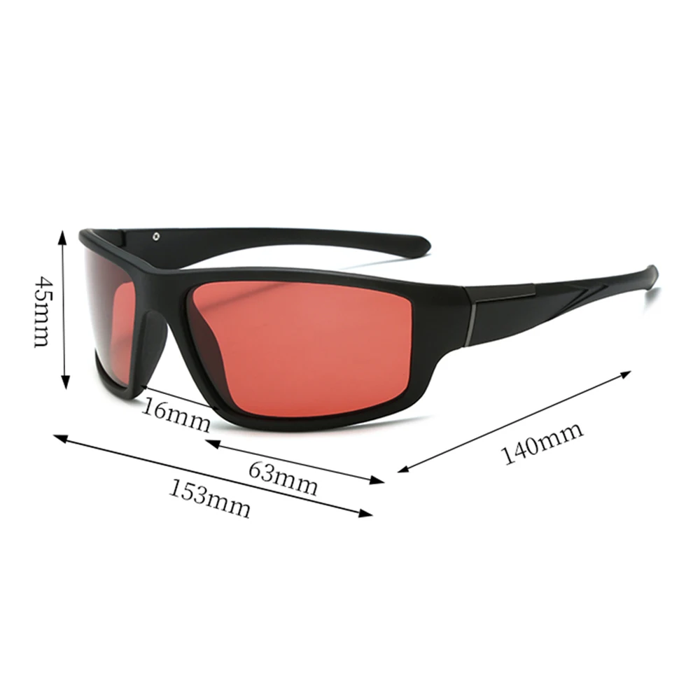 VIVIBEE Angeln Sonnenbrille Rot Polarisierte Männer TAC Homomorphic Angeln Schutzbrillen Frauen Sport Outdoor Shades – Detail 13