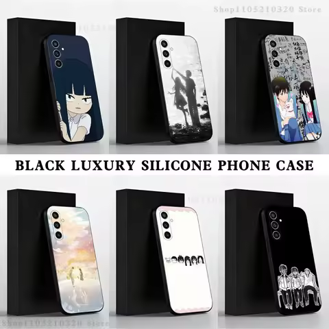 Kimi ni Todoke Sawako Phone Case For Samsung S25,S24,S23,S22,S21,S20,S10,Ultra,Plus,Lite,FE,Soft Silicone Black Cover
