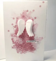 Mmao Crafts Metal Steel Cutting Dies New Four size angel wings Stencil For DIY Scrapbooking Paper/photo Cards Embossing Dies