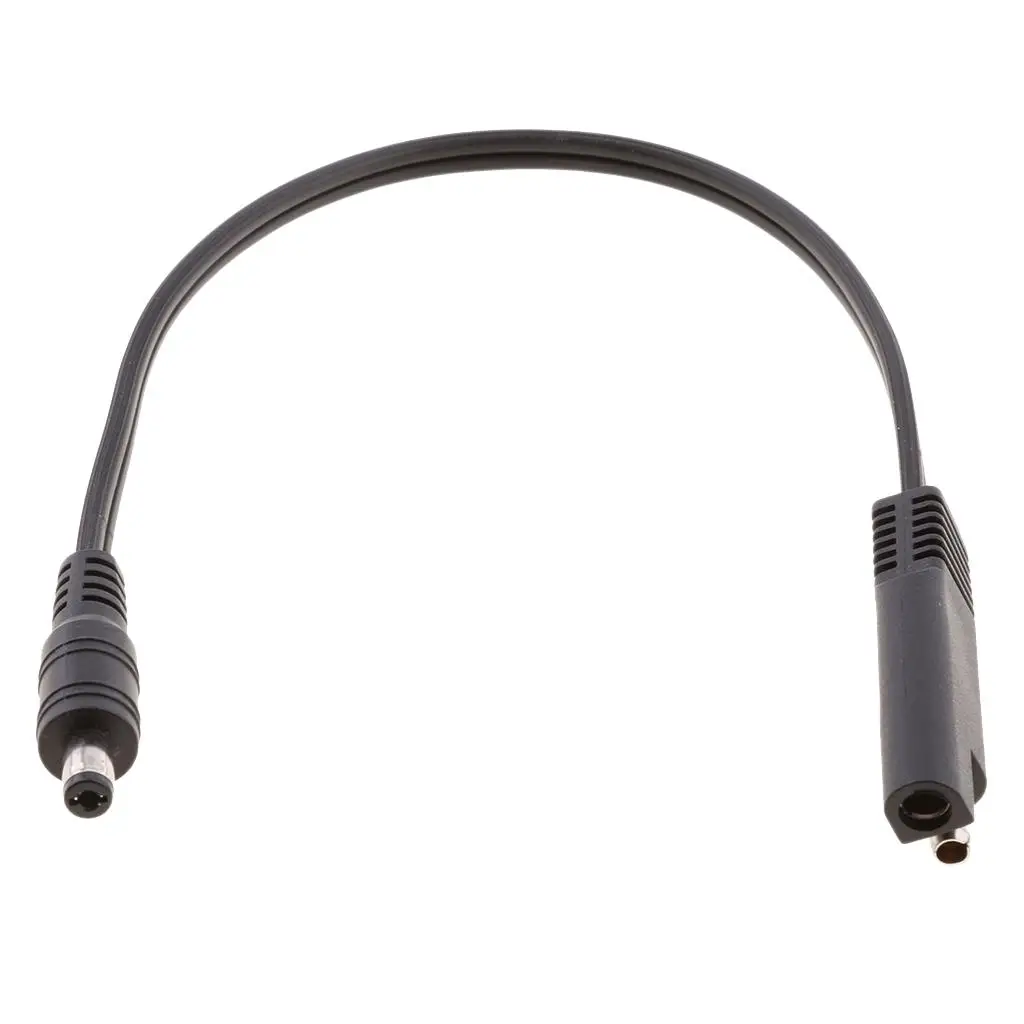 Cable de alimentación DC 5,5x2,1mm macho a SAE, conector automotriz, 18awg