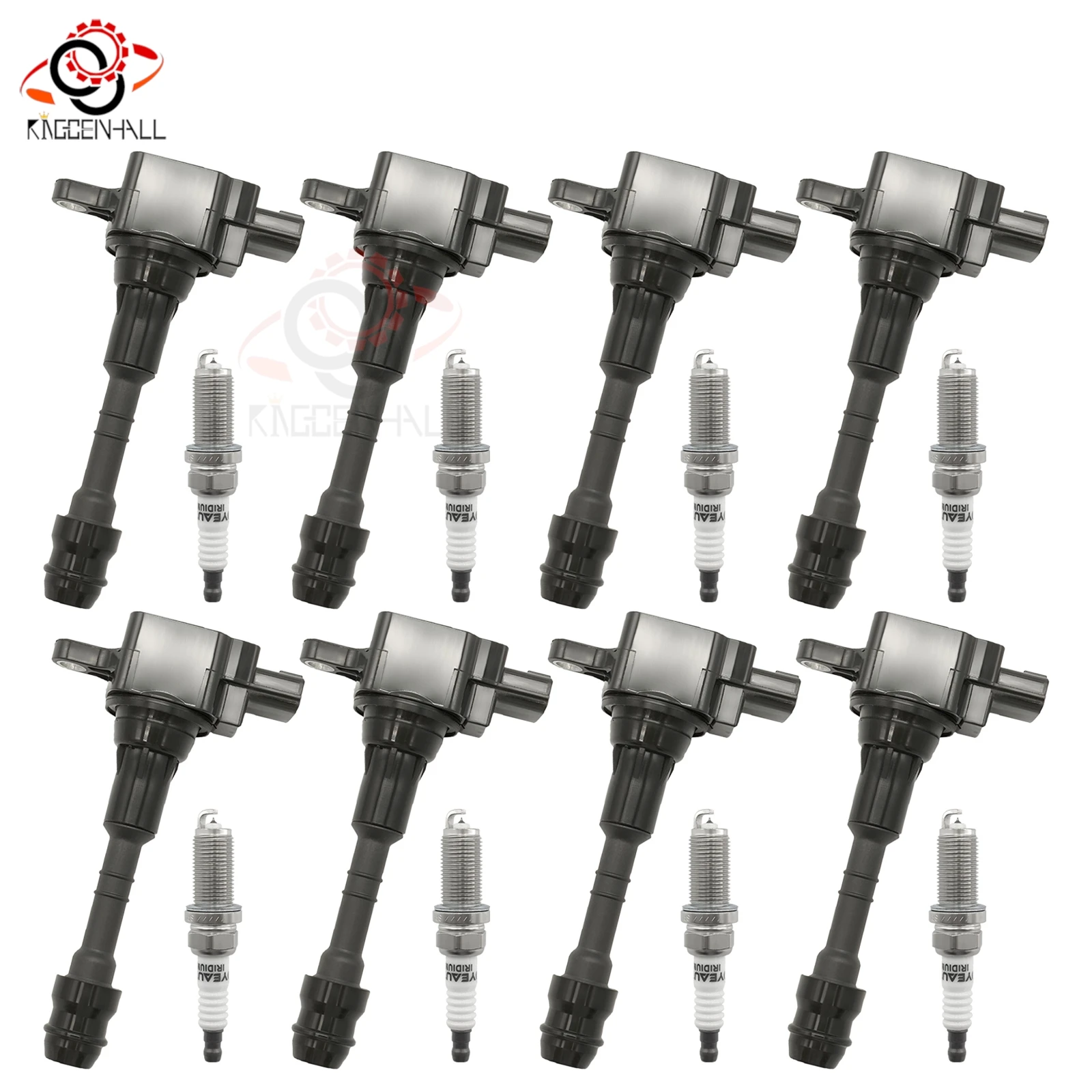

8pcs Ignition Coil and 8pcs Iridium Spark Plug Kit For Nissan TITAN 2004-2015 U5007