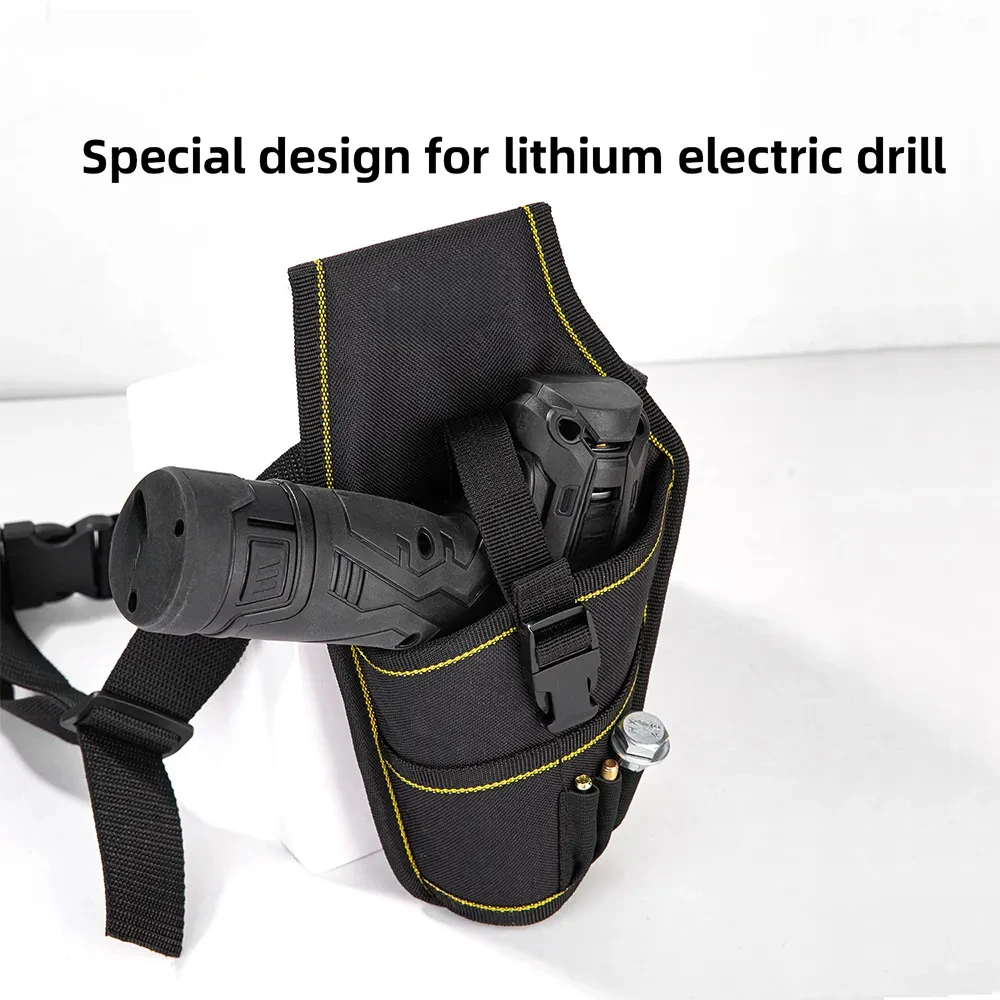 Bag Electrician Lithium Electric Drill Storge Bag Waterproof Multi-functional Waist Tool Bag Tool Belt Bag