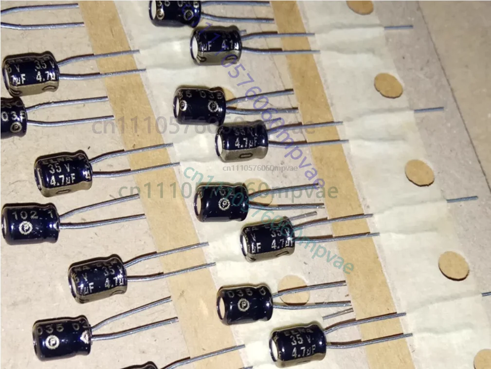 

30 шт./лот Оригинальные японские аудиоконденсаторы ELNA 35V 4.7UF R3A 4X5мм, алюминиевые электролитические, для аудиофилов